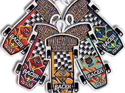pinewood derby Racer Patches