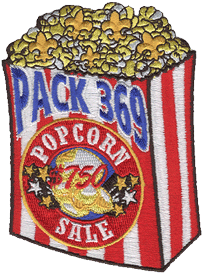 Custom cub scout pack popcorn patch