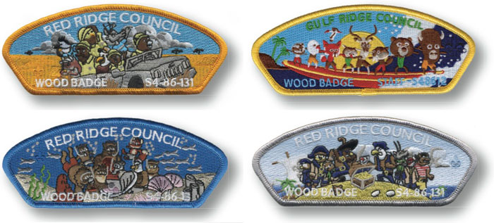 wood badge design ideas themes patches examples