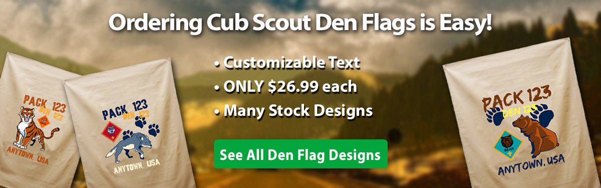 Cub Scout Den Flags Banner