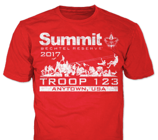 Summit Bechtel t-shirt design idea SP5145 on tweed t-shirts