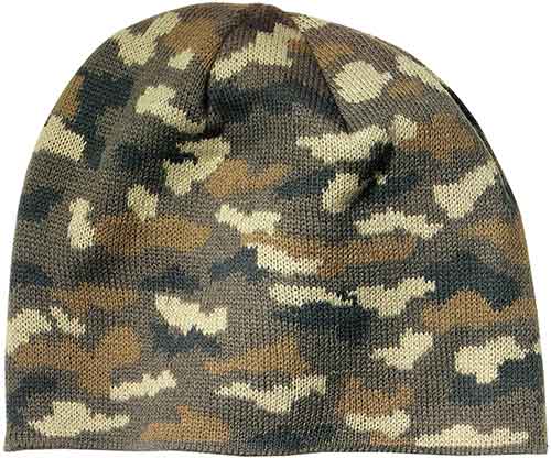Military Camouflage Beanie for Sporting Clays