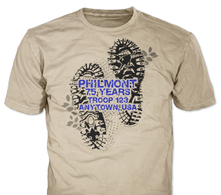 Philmont Trek t-shirt design template