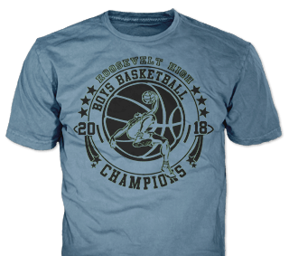 Basketball Team custom t-shirt design