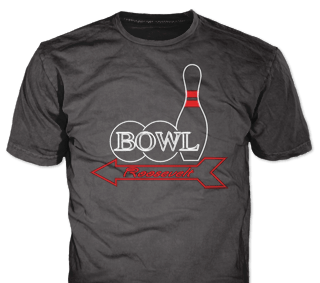 Bowling Team custom t-shirt design