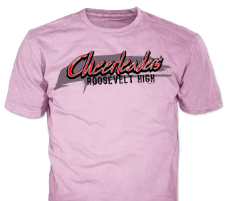 Cheerleading Team custom t-shirt design