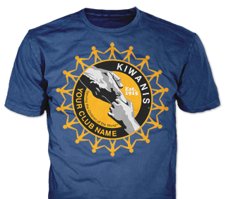 Kiwanis Club custom t-shirt design