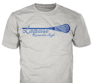 Lacrosse Team custom t-shirt design