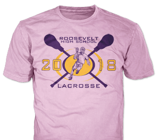 Lacrosse t-shirt design template