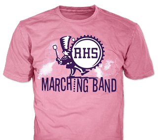 Band t-shirt design template