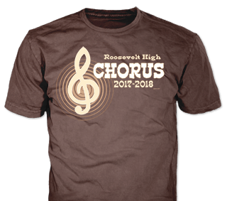Chorus t-shirt design template