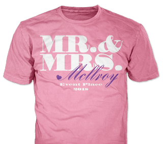 Wedding t-shirt design template