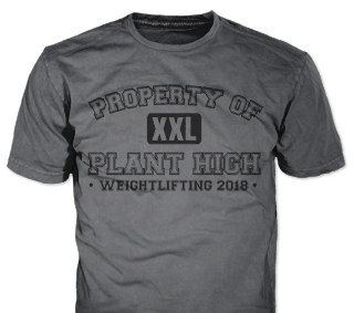 Weightlifting Team custom t-shirt design