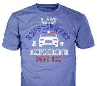 BSA Fire Rescue Explorers custom t-shirt design