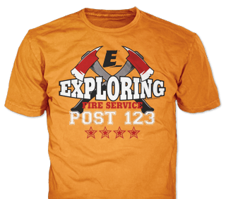 Explorer Post t-shirt design template