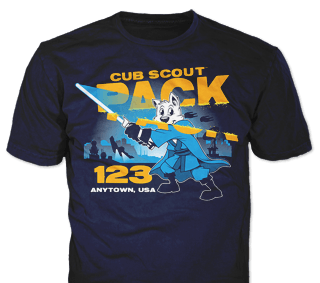 Cub Scout t-shirt design template