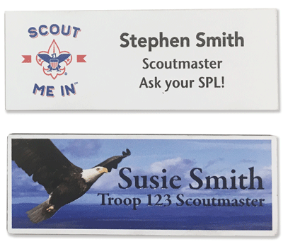 plastic full color Name Tag