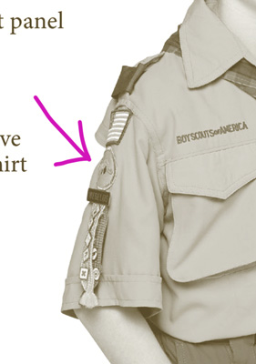 Patrol Patch Placement on Scout Uniform - ClassB® Custom Apparel and  Products