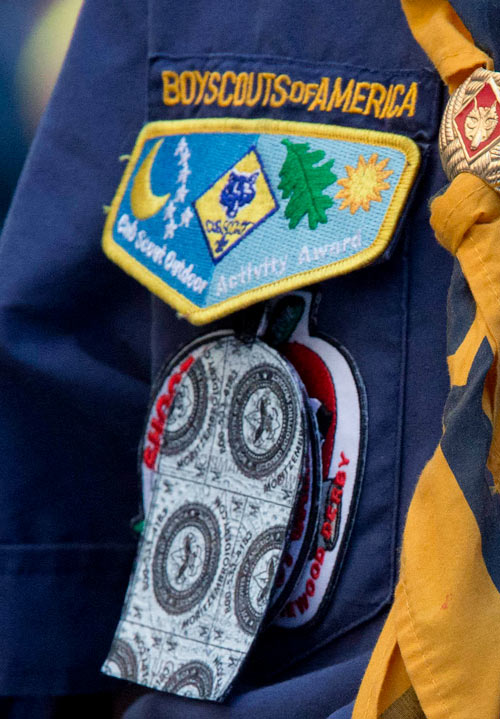 BSA Patch Placement on Cub Scout Uniform - ClassB