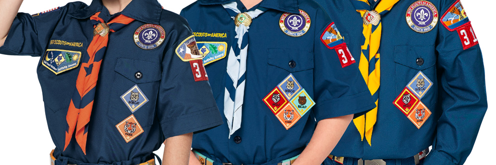 BSA Patch Placement on Cub Scout Uniform - ClassB