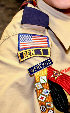 BSA Patch Placement on Cub Scout Uniform - ClassB