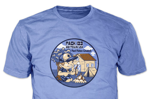 scouting from home cub scout t-shirt design