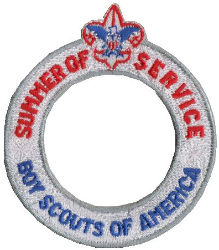 boy scouts of america 2021 summer of service ring patch 