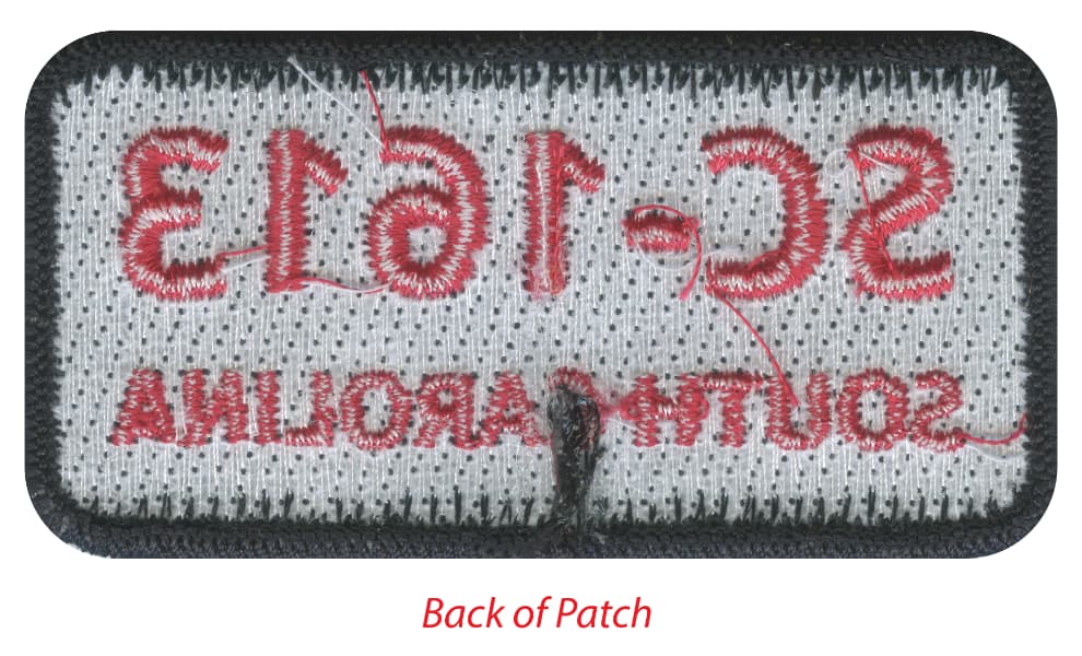 Trail Life USA troop numeral back