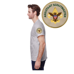 Assistant Scoutmaster sleeve print for a Scout t-shirt