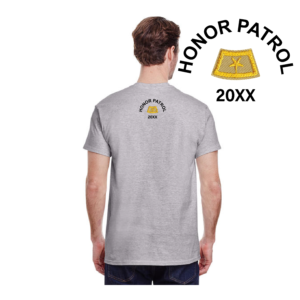 Honor Patrol back print for a Scout t-shirt