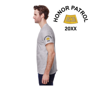 Honor Patrol sleeve print for a Scout t-shirt