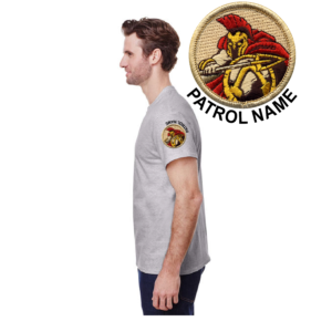 Patrol Patch sleeve print for a Scout t-shirt
