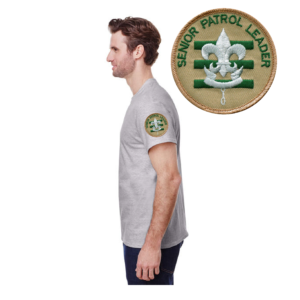 Senior Patrol Leader sleeve print for a Scout t-shirt