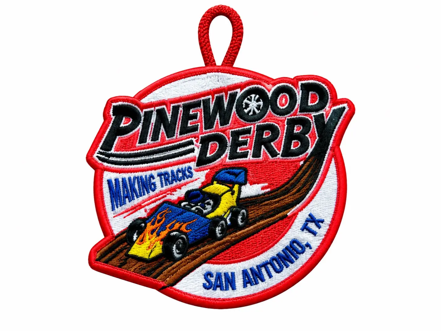 Custom 2026 Pinewood Derby patch