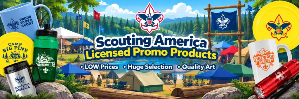 Scouting America licensed promotional products for councils