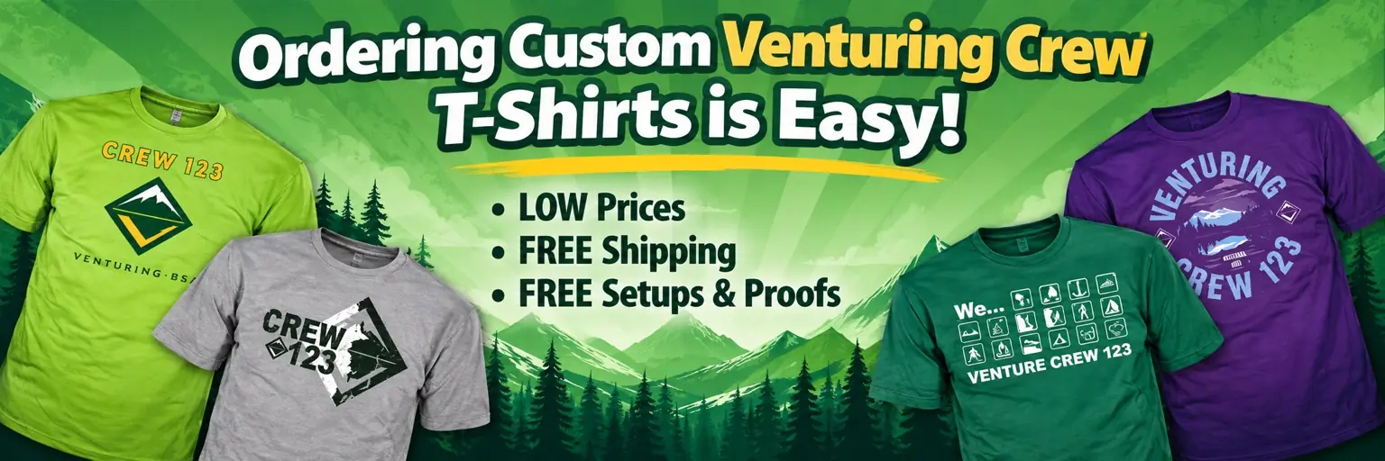 Custom Venturing Crew t-shirts from ClassB