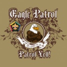 SP3724 Wood Badge eagle course patrol yell t-shirt