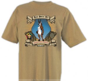 SP3750 Wood badge antelope patrol custom t-shirt