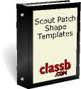 custom patch shape templates binder