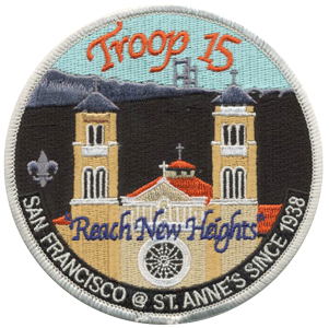 boy scout troop san francisco custom patch