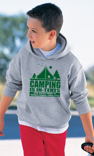 Hooded Boy Scout Troop Sweatshirt