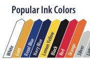 Popular ink colors used on custom t-shirts  title=