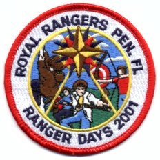 custom royal ranger boy scout troop patch sew out