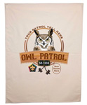 wood badge owl patrol flag