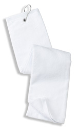 Grommeted Tri-fold Golf Towel 16x26
