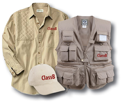 Custom ClassB Sporting Clay Tournament garments