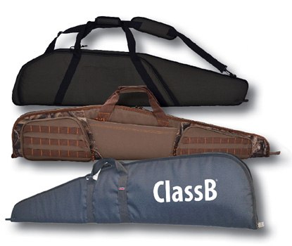 Custom sporting clay tournament shotgun and rifle bags